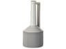 Burton 14.2H Medium Two Tone Gray Ceramic Jug Vase