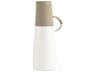 Garand Large 18.8H Two-Toned White Natural Ceramic Jug