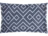 Boswell III 13 x 21 Blue Diamond Patterned Pillow Cover
