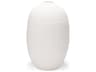 Karakum II Large White Textured Ceramic Vase