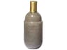 Toba II Tall Brown/Gold Spotted Gourd Style Vase