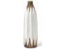 Sisko II Tall Rustic Brown White Ceramic Vase