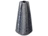 Bashir I Small Dark Navy Gloss Ceramic Vase