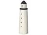 Abner (Large) 4L x 4W White Wooden Coastal Lighthouse