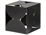 Darren (Small) 6L x 6W Black Metal Decorative Cube