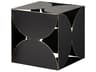 Darren (Large) 8L x 8W Black Metal Decorative Cube
