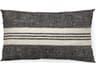 Sharon 14 x 26 Black With Stripes Decorative Pillow Cover