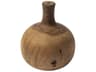 Afra Small Solid Wood Vase Shaped Decorative Object