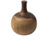 Afra Large Solid Wood Vase Shaped Decorative Object