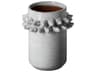 Farmhampton Small Gray Spoked Ceramic Vase