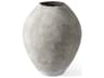 Gobi 20L x 23H Small Tan Ceramic Oval Vase
