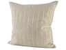 Danika 18 x 18 Beige and Gold Fabric Decorative Pillow Cover