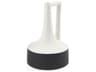 Burton 11.6H Medium White and Black Ceramic Jug Vase