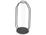 Aria 4.3L x 3.9W x 9.6H Metal and Glass Decorative Accent