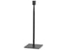 Porter 4.5L x 4.5W x 12.0H Small Black Iron Candle Holder