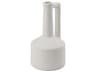 Burton 10.8H Small White Ceramic Jug Vase