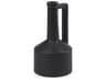 Burton 10.8H Small Matte Black Ceramic Jug Vase