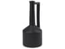 Burton 14.2H Medium Matte Black Ceramic Jug Vase