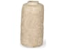 Rama Small Beige Paper Mache Floor Vase