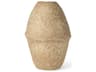 Rundal Large Beige Paper Mache Vase