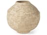 Ritu Large Beige Paper Mache Pot Vase