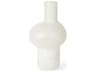 Heket Tall White Glass Vase