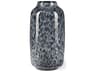 Masai Medium Black Mottled Glass Vase