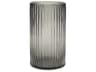 Dawn Tall Smokey Black Glass Vase