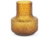 Jolene Short Amber Glass Vase