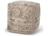 Khloe Small Taupe Pouf