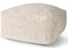 Khloe Large Cream Pouf
