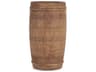 Porta Small Medium Brown Reclaimed Wooden Pot