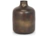 Daya Medium Antiqued Gold Metal Vase