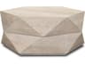 Arreto Hexagonal Hinged Solid Wood Top and Base Coffee Table