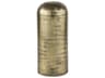 Quonset Extra Tall Brass Finished Aluminum Metal Pillar Object
