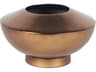 Quiana Medium Textured Gold Metal Vase
