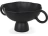 Radka Small Matte Black Metal Decorative Bowl