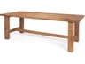 Stetson 94.5" Rectangular Natural Brown Wood Dining Table