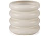 Twyla Tall Cream Glazed Ring Pot
