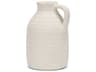 Tyrus Medium Textured Matte White w/ Speckling Ceramic Vase