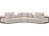 Warner Oatmeal 3 Piece Sofa Set W/Corner Piece