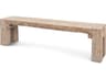McArthur Whitewash Reclaimed Wood Bench