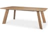 Welborn 84" Light Brown Wood Rectangular Dining Table