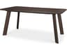 Welborn 72" Dark Brown Wood Rectangular Dining Table
