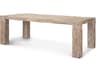 McArthur 84" Whitewash Reclaimed Wood Dining Table