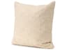Jacory Cream Checker Textured Decorative Square Pillow Cover