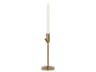 Chantria Small Solid Natural Brass Adjustable Taper Candle Holder