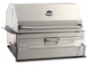 Charcoal Stainless Steel 30'' Built-in BBQ Grill with Smoker Oven Hood