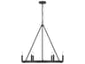 Dutton 6-Light Coal Black Chandelier