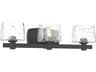 Drysdale 3-Light Coal Black Vanity Light